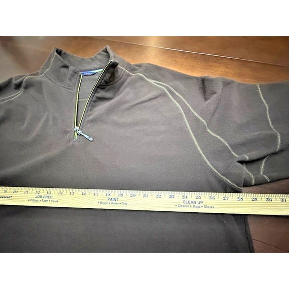 Tommy Bahama Pullover Mens Large Brown 1/4 Zip Lightweight Sweater 2x - Picture 3 of 8
